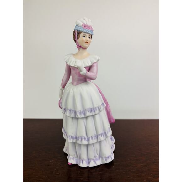 Homco #1431 Porcelain Figurine Victorian Lady 8.5 in - Picture 3 of 16